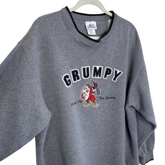 Disneyland Resort Grey "Pump Up The Grump" Grumpy Sweatshirt, XL - Picture 3 of 8